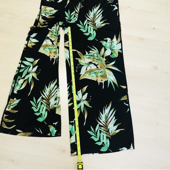 Lauren Ralph Lauren Women's XL Wide-Leg Tropical-Print Jersey Pants NWT - Picture 7 of 12